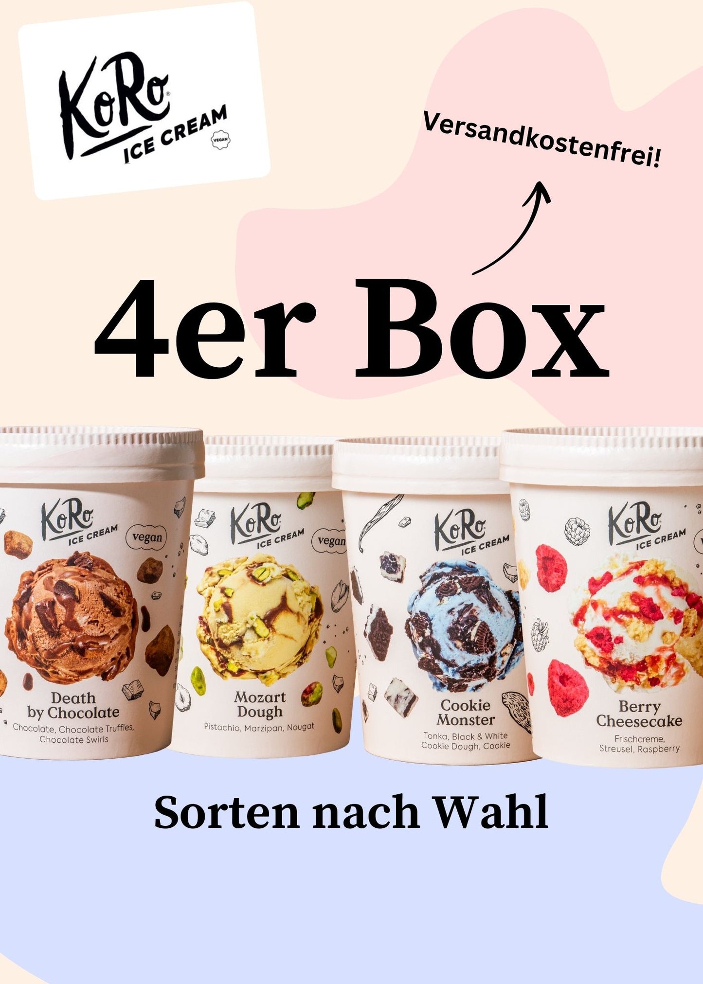 4er Box – chunky Eis für Dich
