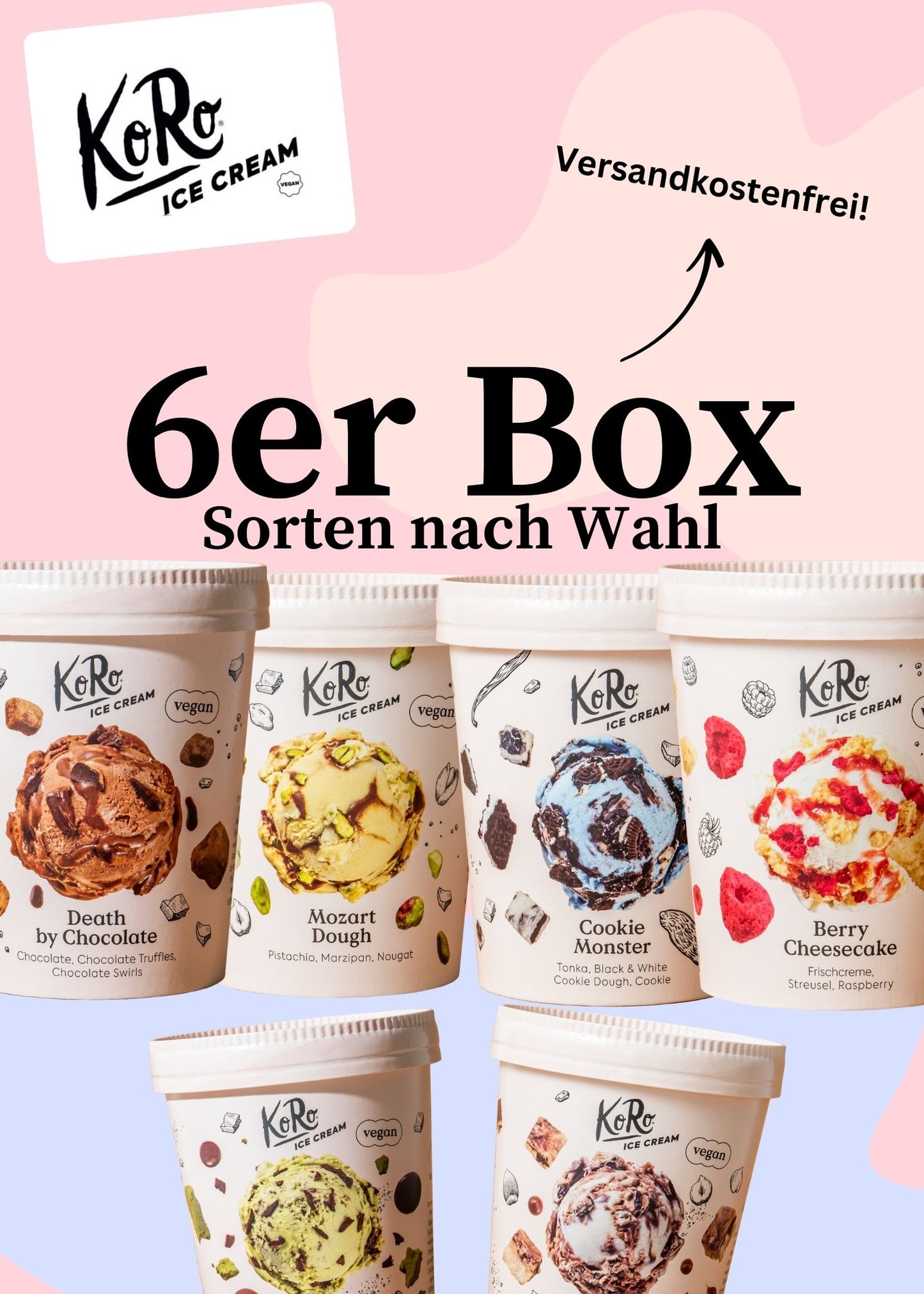 6er Box – Noch mehr chunky Eis für Dich!
